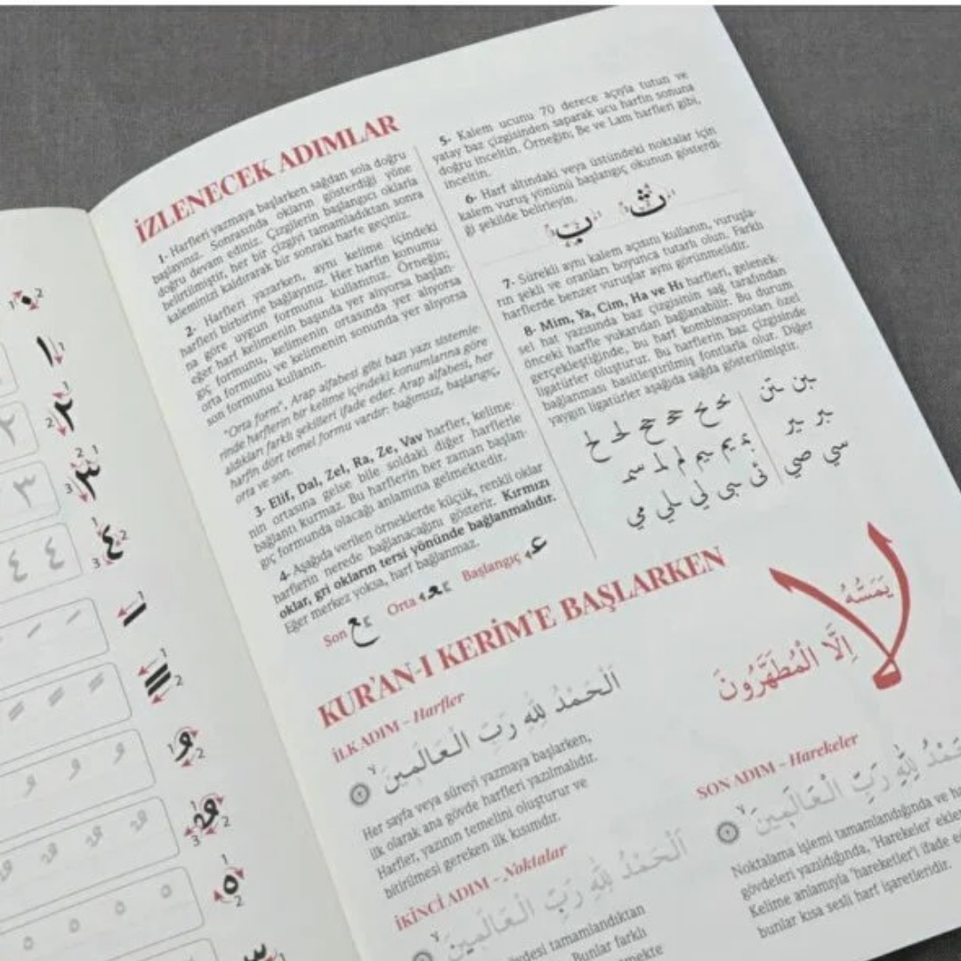 Kur'an Öğreten Elif Ba Defteri